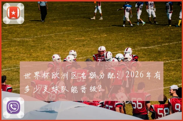 世界杯欧洲区名额分配:2026年有多少支球队能晋级?